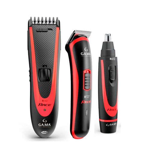 Kit GAMA R649 - clipper, trimmer y nose trimmer