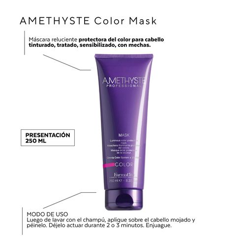 Mascarilla FARMAVITA amethyste - protección color 250 ml