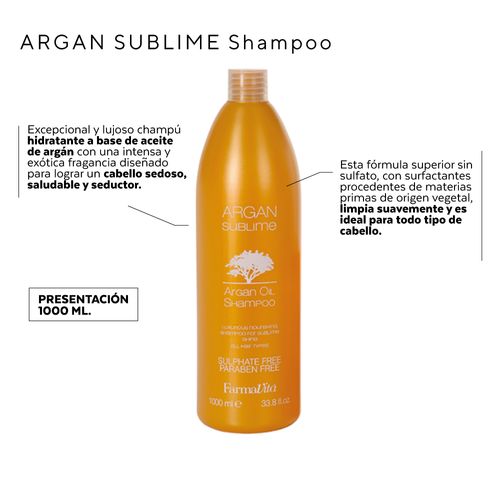 Shampoo de argán sublime 1 lt